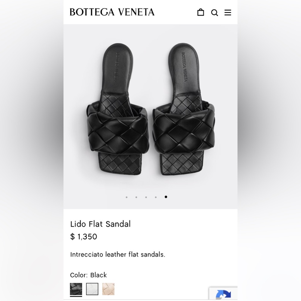 Bottega Veneta Lido Sandals